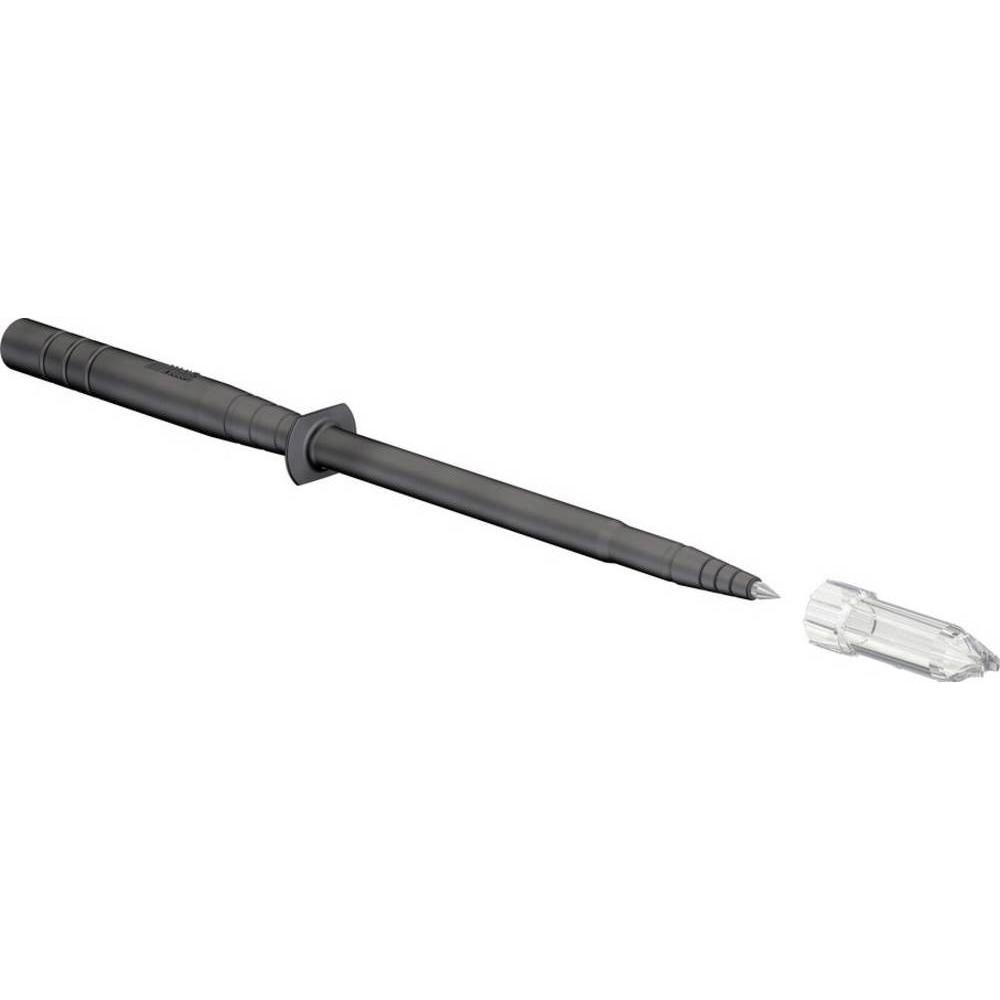 Stäubli 4 mm Sicherheitsprüfspitze (Prüfspitze), Messtechnik, Schwarz