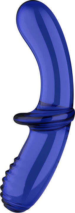 Image du produit Satisfyer Double Gode En Cristal Bleu