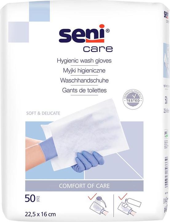 Produktbild Seni Care Waschhandschuhe unfoliert 22.5x16cm