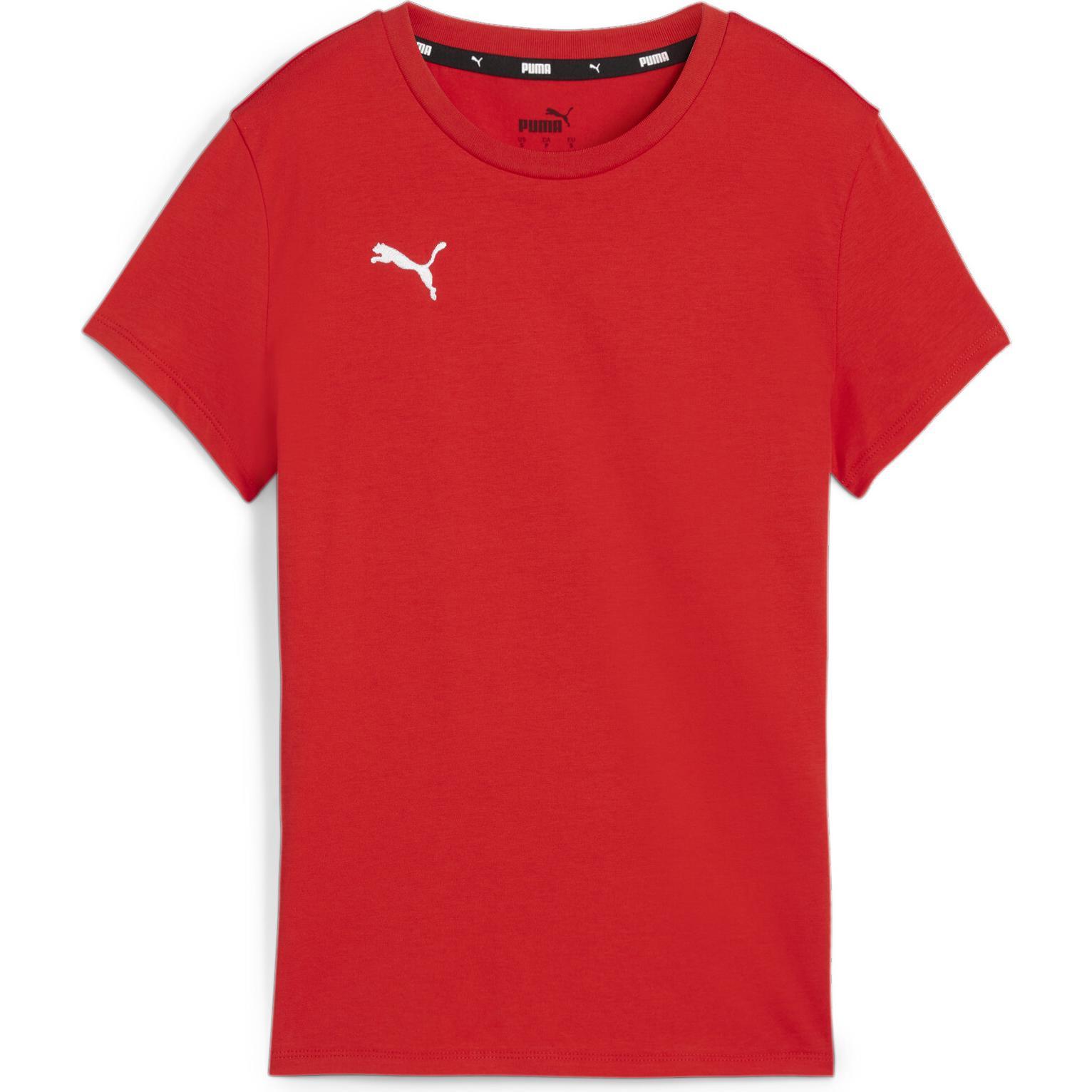 Puma, Damen, Sportshirt, teamGOAL Casuals Tee Wmn (M), Rot, M