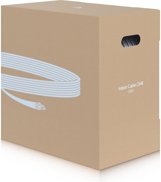 Actual product image Ubiquiti UACC-Cable-C6A-CMR Netzwerkkabel Weiss 305 m Cat6a U/UTP (UTP) (CAT6a, 305 m)