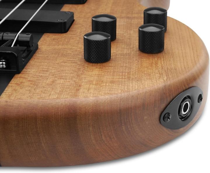 Actual product image Rocktile LowBone E-Bass with Humbucker Pickups and Satin Finish (Electric bass)