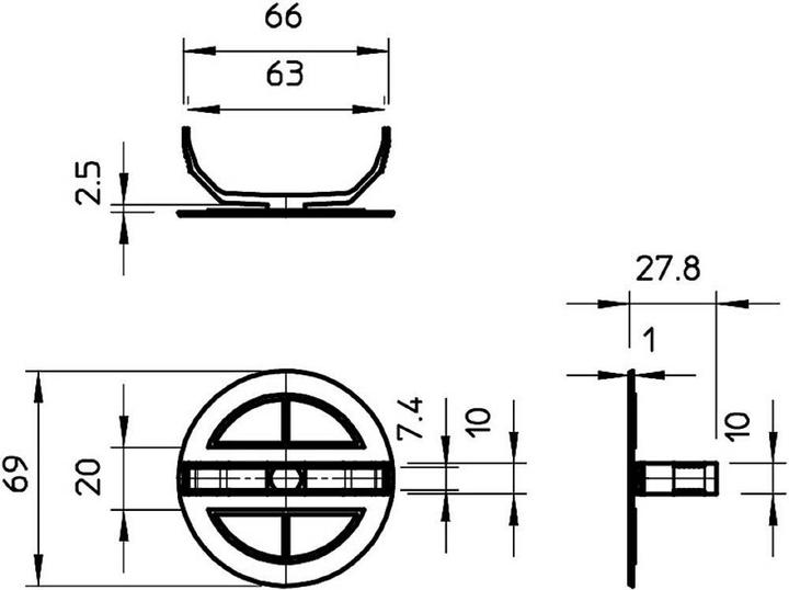 Actual product image OBO Bettermann Spring cover ZA 60-FD