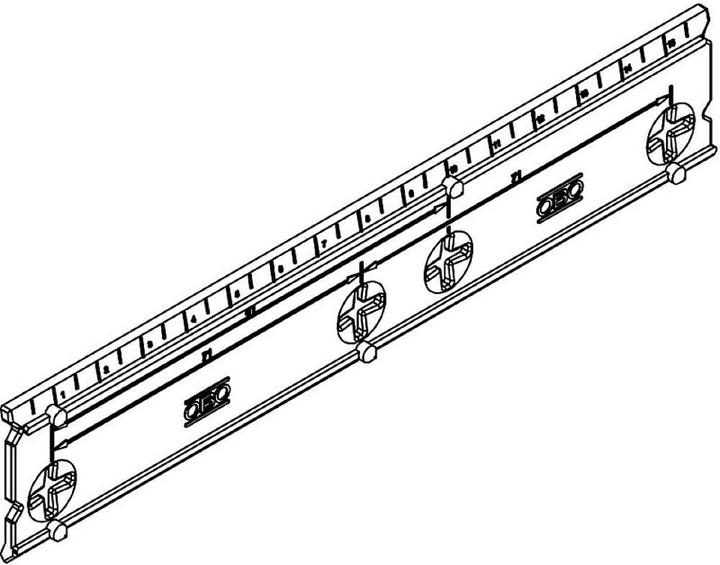 Actual product image OBO Bettermann Drilling template ZA BS