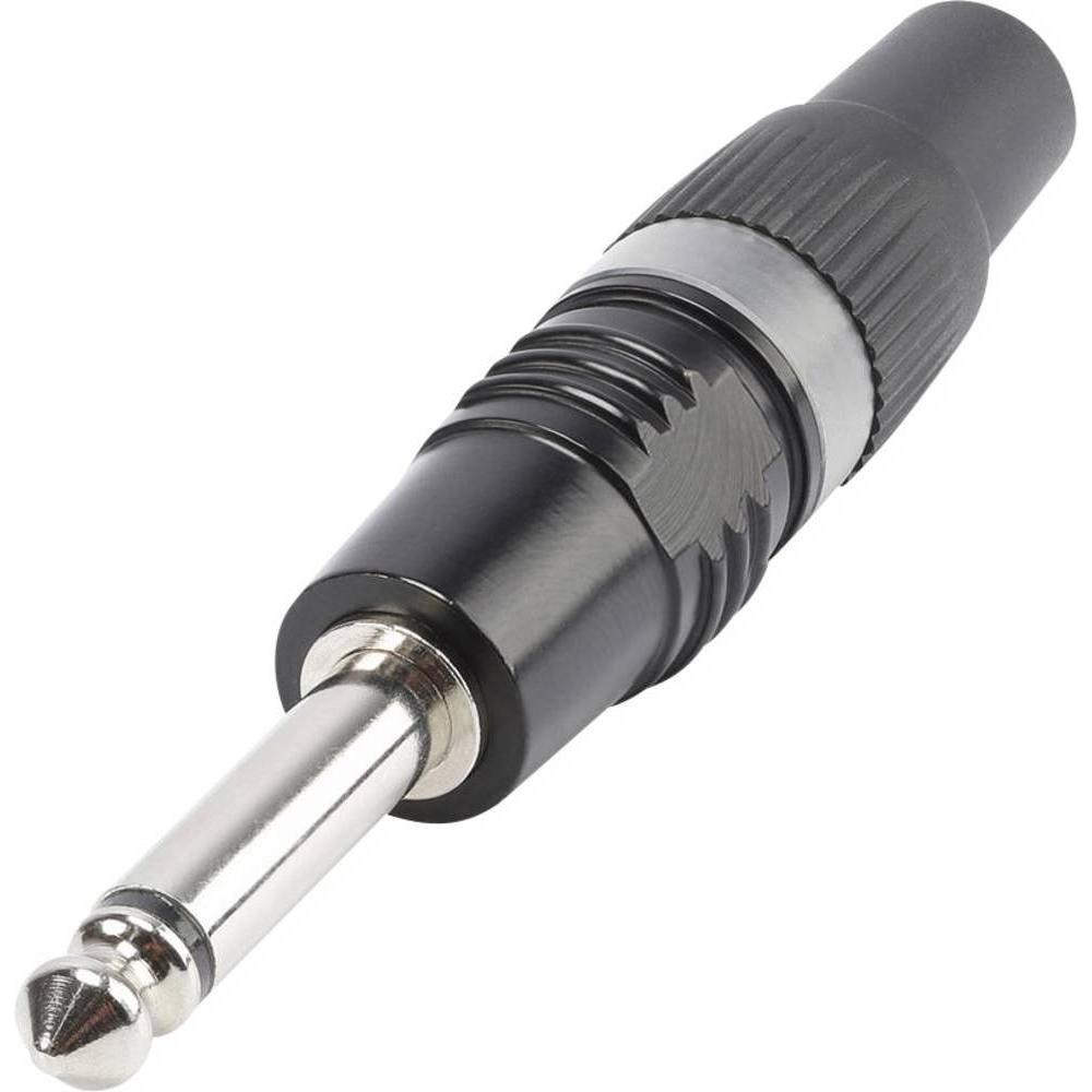 Thumbnail - Hicon Klinkenstecker 6.35 mm, Audio Stecker, Schwarz