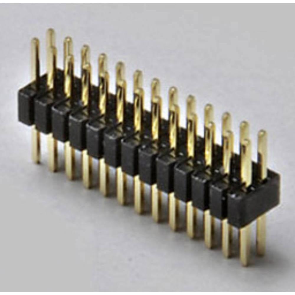 BKL Electronic Stiftleiste (Standard), Elektronikkabel + Stecker, Schwarz, Gold