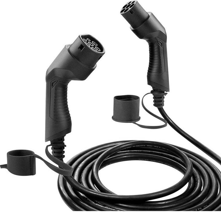 Actual product image EM2GO Connection cable for E -charging stations 5 metres 32A connection cable 3 phases type 2 (7.40 kW, 32 A, 5 m)