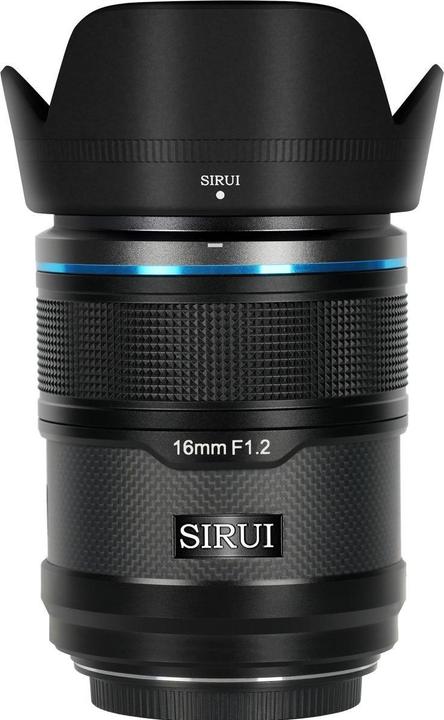 Produktbild Sirui Sniper 16AS12X-B 16mm F1.2 APS-C/S35 Auto-Focus Lens(X Mount, Black, Carbon Fiber) (APS-C / DX)