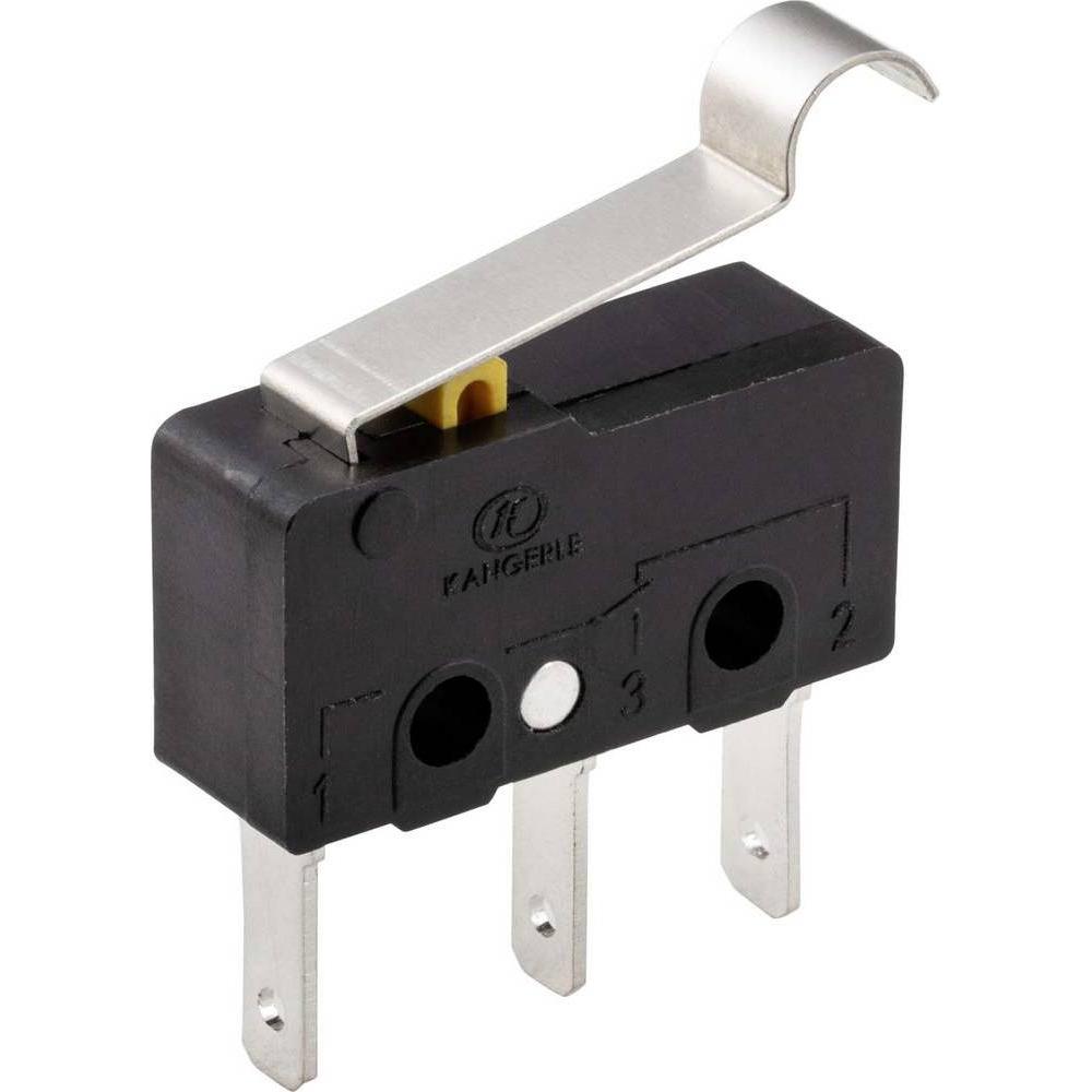 Tru Components Microschalter mit Hebel KW12-5A-4B, Taster + Schalter