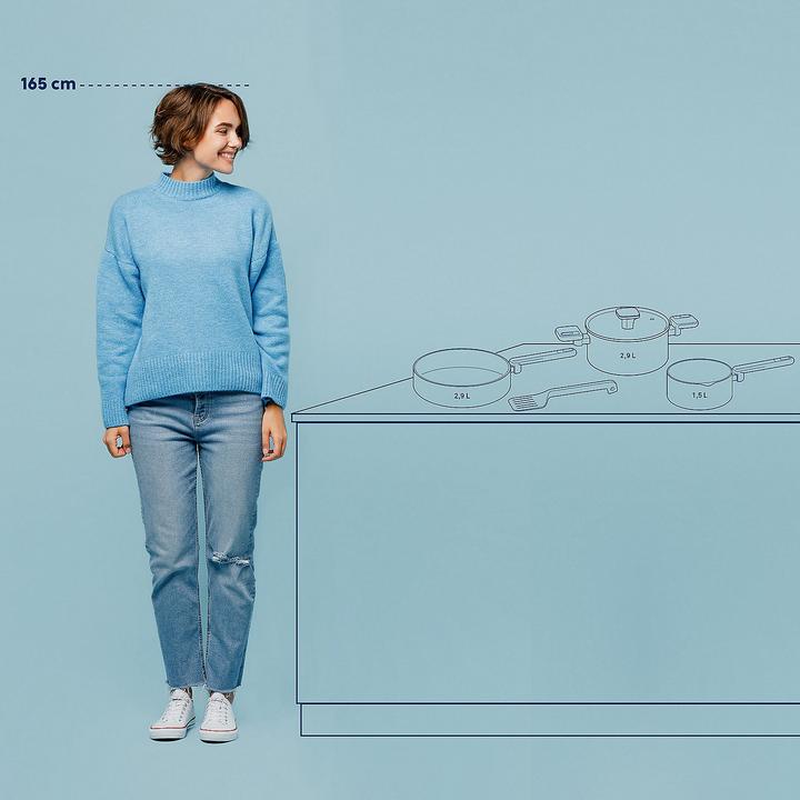 Produktbild Kela Kochtopf-Set Mira 5tlg (Kochtopf, Aluminium)