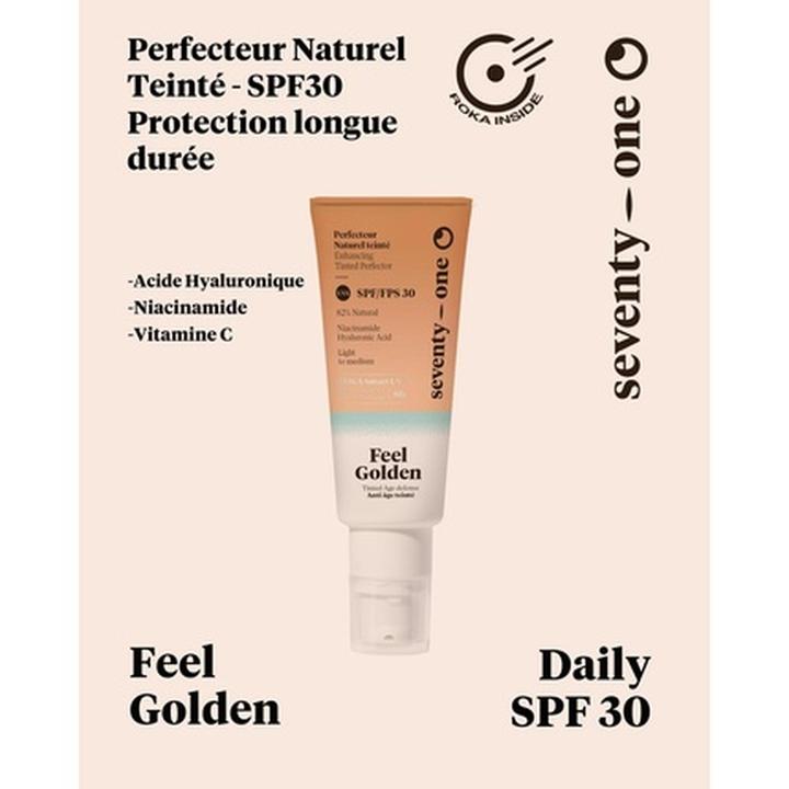 Actual product image SeventyOne Percent Complexion Perfector Tinted Facial Care SPF 30 (Tinted Day Cream, SPF 30)