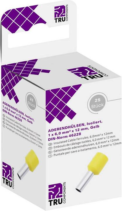 Actual product image Tru Components Wire end ferrule set - DIN standard 46228