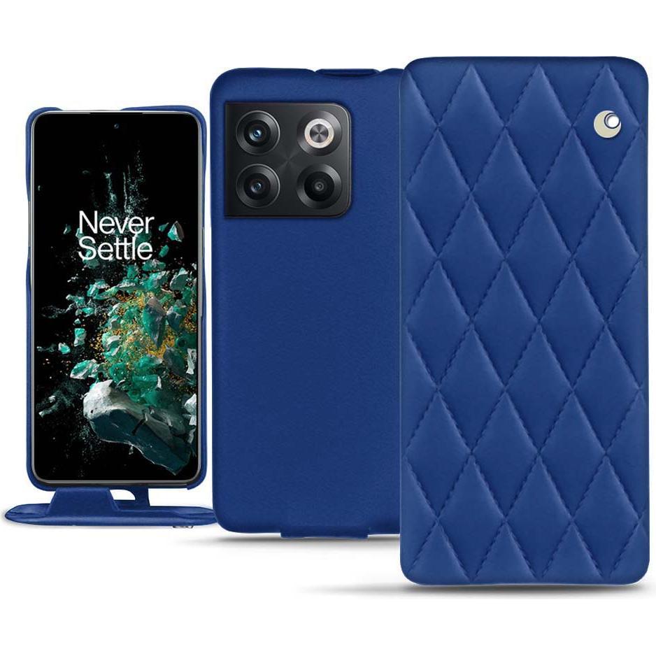 Noreve Lederschutzhülle vertikal (OnePlus 10T), Smartphone Hülle, Blau