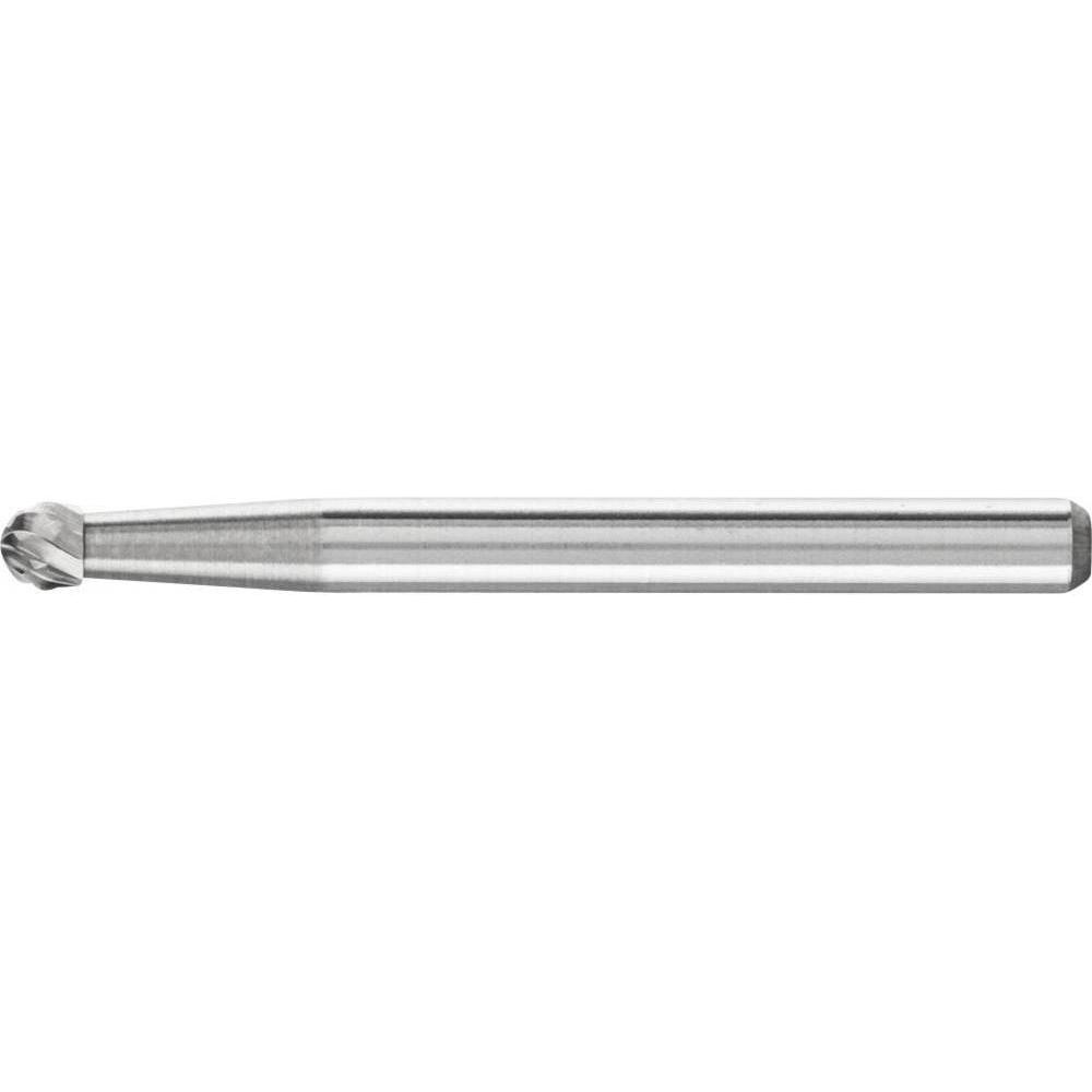 Pferd, Fräser, Hartmetallfrässtift kugelförmig 3x2 mm Schaft ø 3 mm Zahnung 3 PLUS für universellse Anwendungen