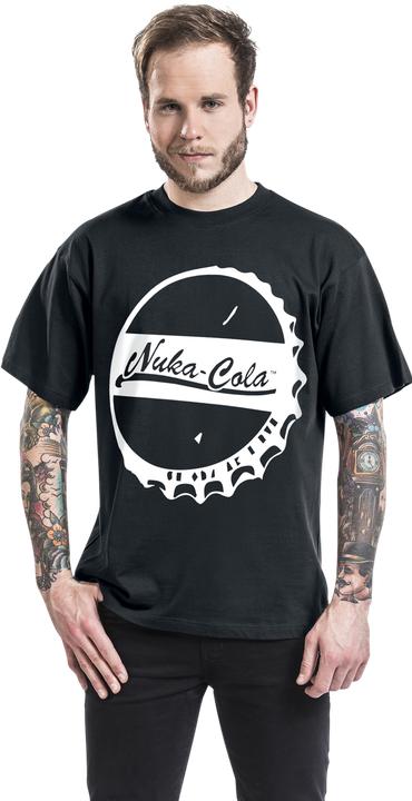 Immagine prodotto Difuzed Fallout - Nuka-Cola nera - Maglietta a maniche corte da uomo - M (M)