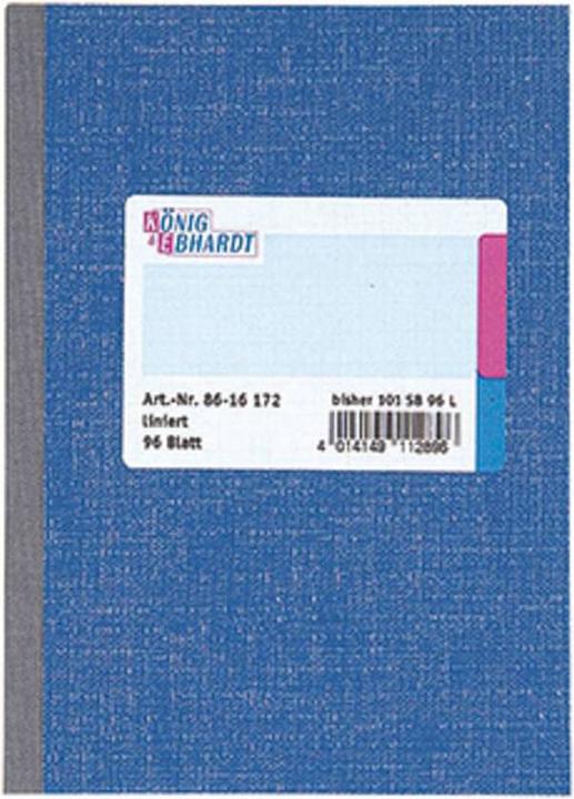 Actual product image König & Ebhardt Notebook DIN A5 lined 96 sheets (A5, Lined)