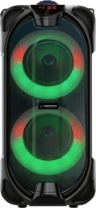 Actual product image Esperanza EP157 BT FM LED RGB Speaker Black 10W (5 h)