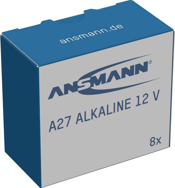 Immagine prodotto Ansmann ANS 1520-0016 - Pile alcaline A27 in confezione da 8 pezzi (8 pz., A27)
