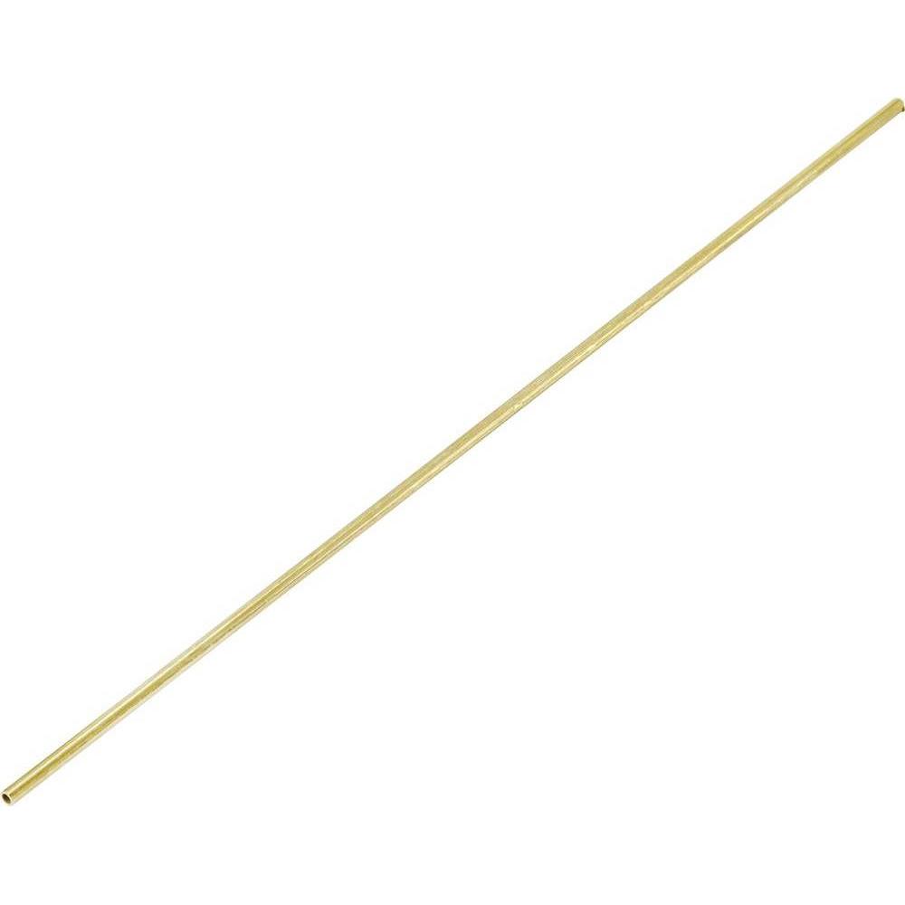 Reely Messing Rohr Stab (Ø x L) 3 mm x 500 mm Innen-Durchmesser: 1 mm 1 St.