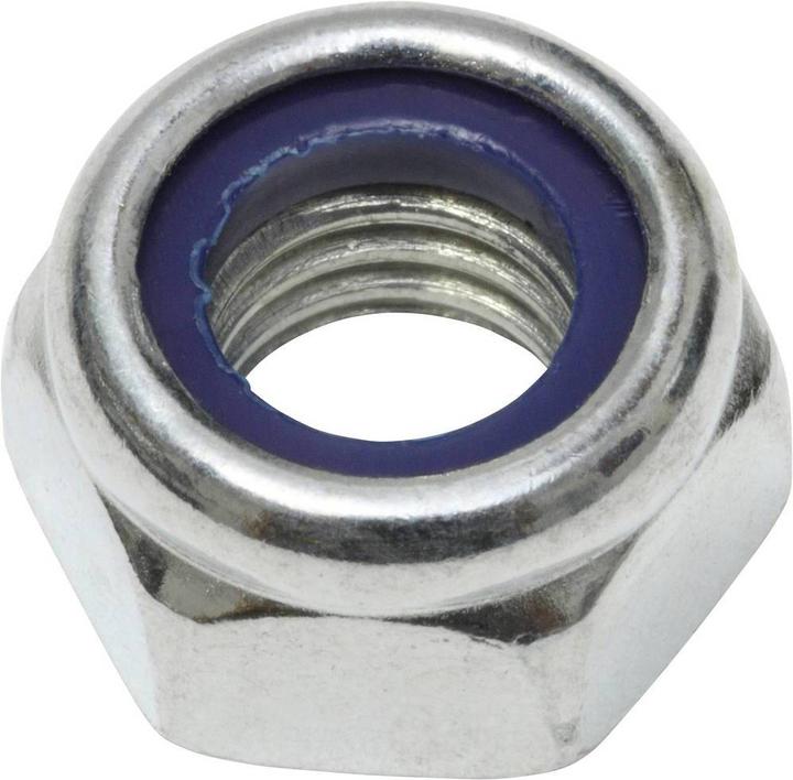 Actual product image SWG Stop nut self-locking M6 galvanised 100 pcs. (M6)