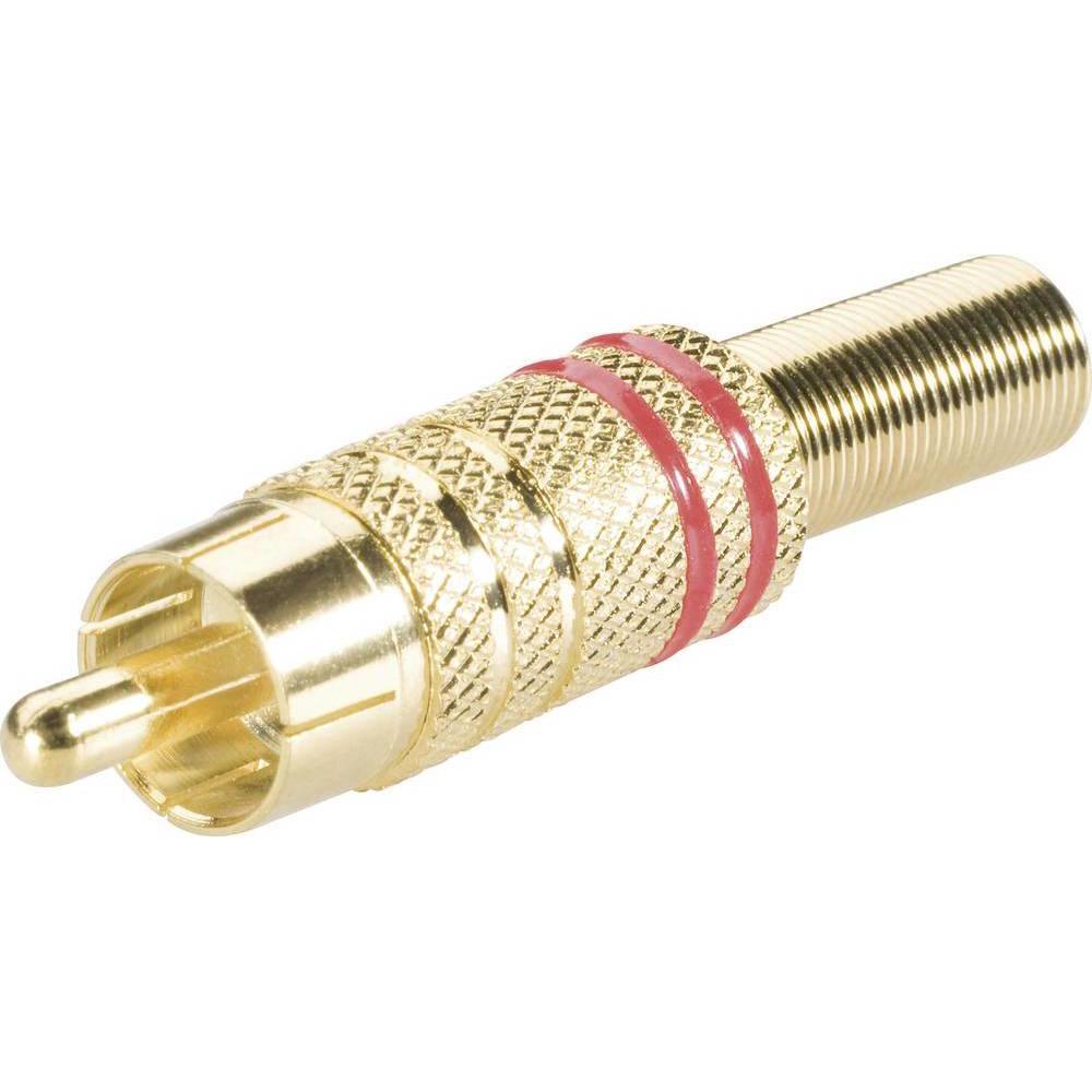 BKL Electronic Cinch-Stecker, Audio Stecker, Rot