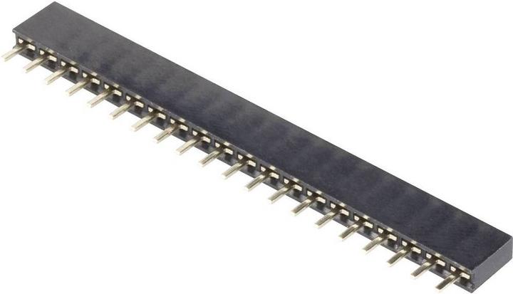 Actual product image BKL Electronic Single row female connector RM 2.54 mm