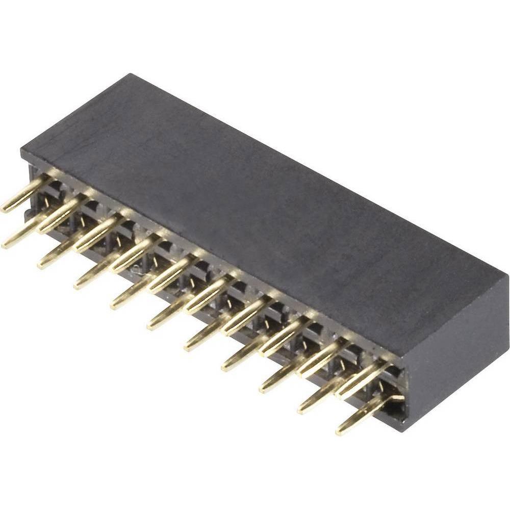 Thumbnail - BKL Electronic Doppelreihige Buchsenleiste RM 2.54 mm, Elektronikkabel + Stecker, Schwarz