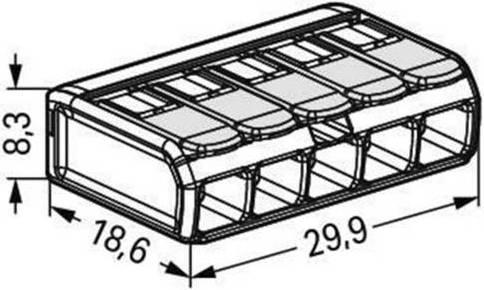Immagine prodotto Wago Terminale di collegamento serie 221