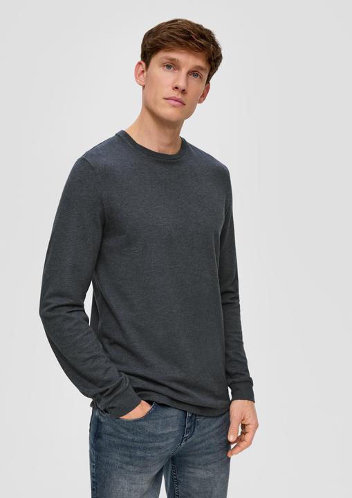 Produktbild s.Oliver T-Shirt Piqué-Longsleeve aus Modalmix (S)