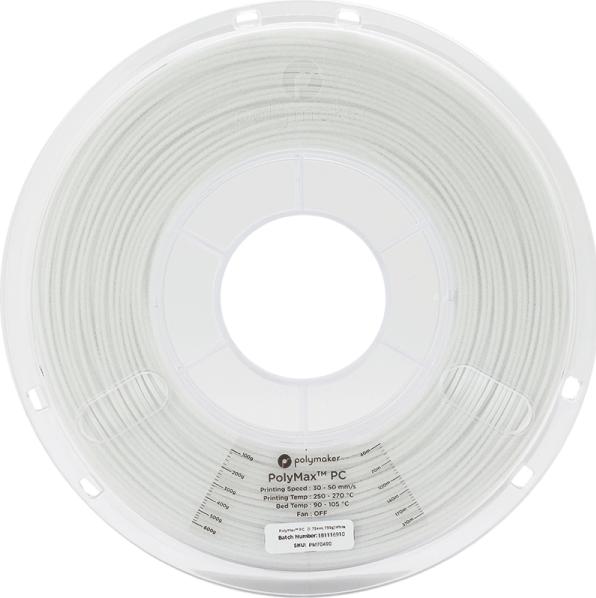Produktbild Polymaker PCMax™ (Carbon, 1.75 mm, 750 g, Weiss)
