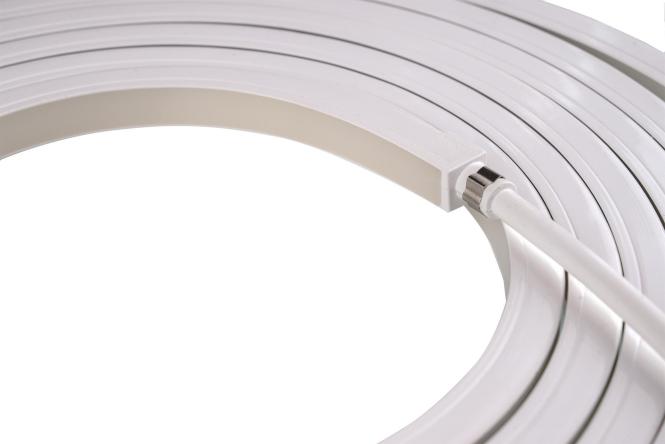 Rutec Licht OSMIUM Piko 2700K IP65 CRI90 79627 24V 65W 590lm/m B:11mm vertikal biegbar (500 cm, Indoor, Outdoor)