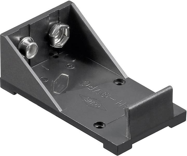 Actual product image Goobay Battery holder for 9V block battery/battery with soldering lug