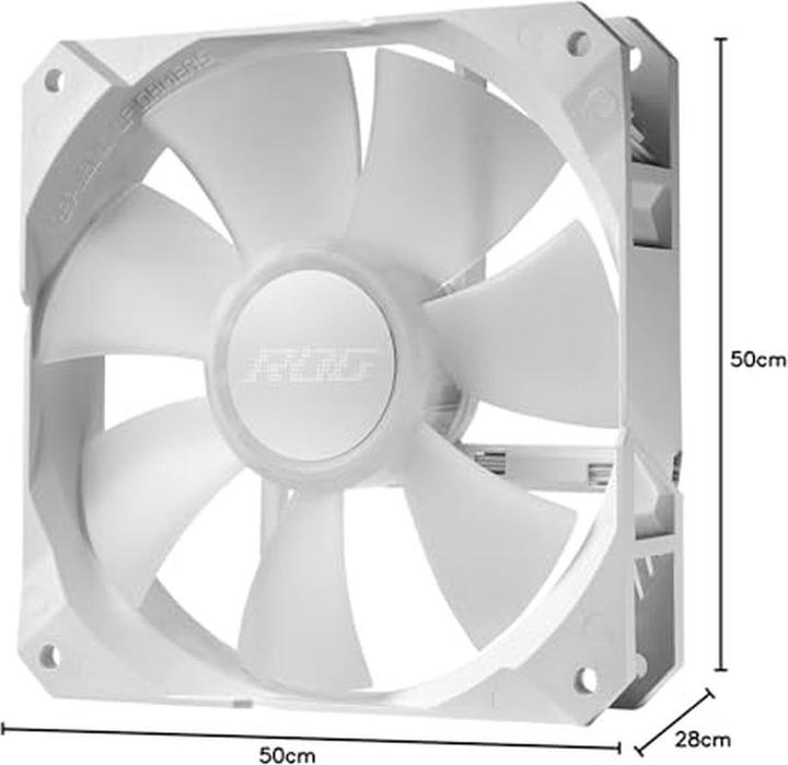 Actual product image ASUS CTE ROG Strix LC II 240 ARGB White Edition