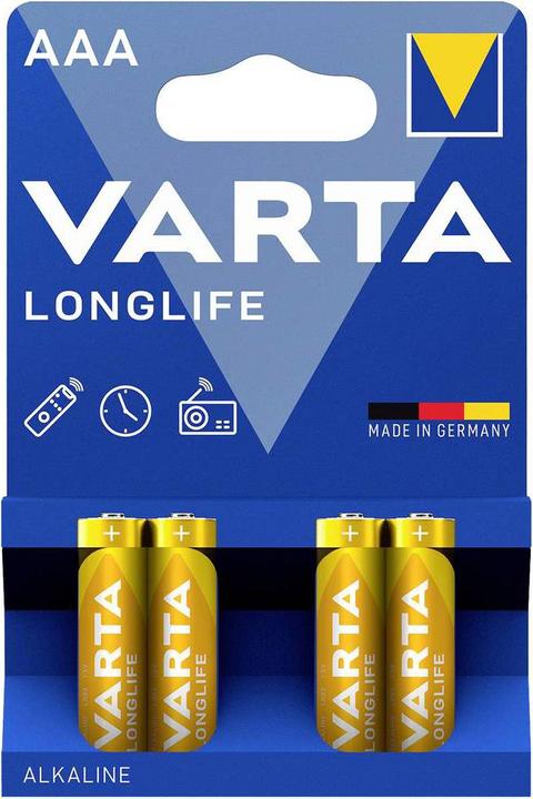 Produktbild Varta Micro (AAA)-Batterie (4 Stk., AAA, 1200 mAh)