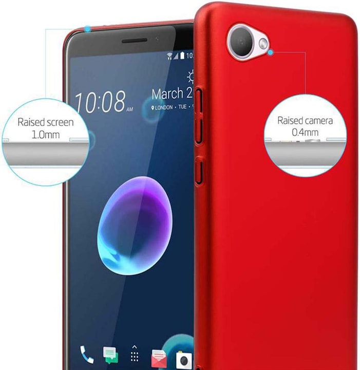 Produktbild Cadorabo Hard Cover Matt Metall Cover (HTC Desire 12)