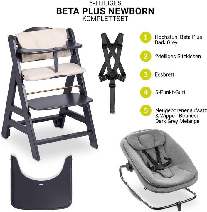 Produktbild Hauck Beta Plus Newbornset (Treppenhochstuhl)