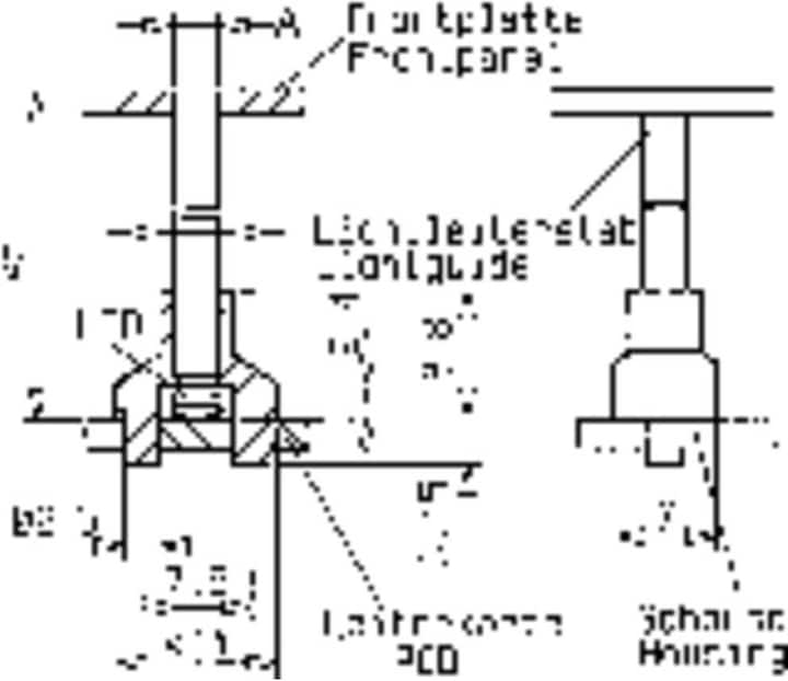 Actual product image Mentor Light guide vertical for SMD