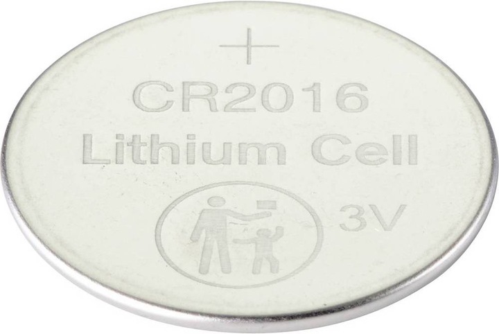 Produktbild Conrad energy Lithiumbatterie CR2016 (1 Stk., CR2016, 80 mAh)