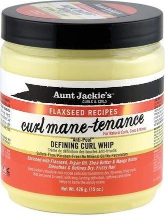 Produktbild Aunt Jackie's Tante Jackies Leinsamen Mane Tenance Defining Curl Whip 426g/15oz (Haarcreme, 150 ml)