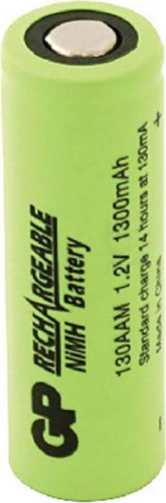 Immagine prodotto GP Batteries Batteria Mignon Flat-Top 1300 mAh (1 pz., AA, 1300 mAh)