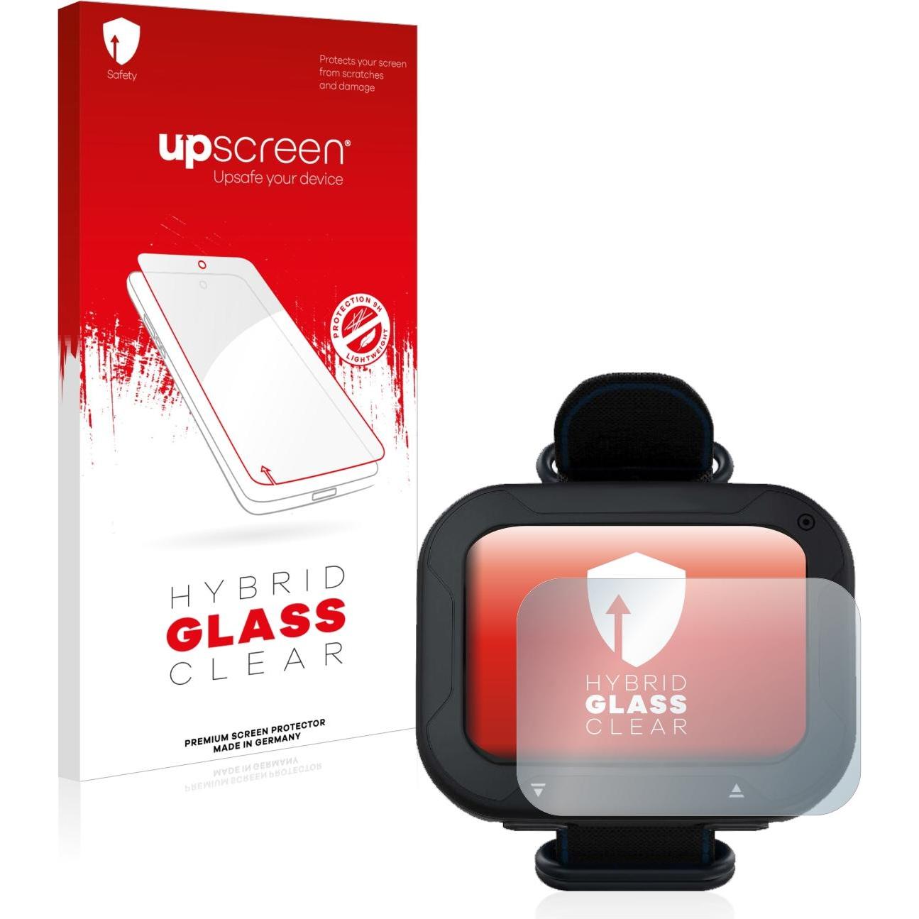 upscreen Scratch Shield Panzerglasfolie, Smartwatch Schutzfolie, Transparent