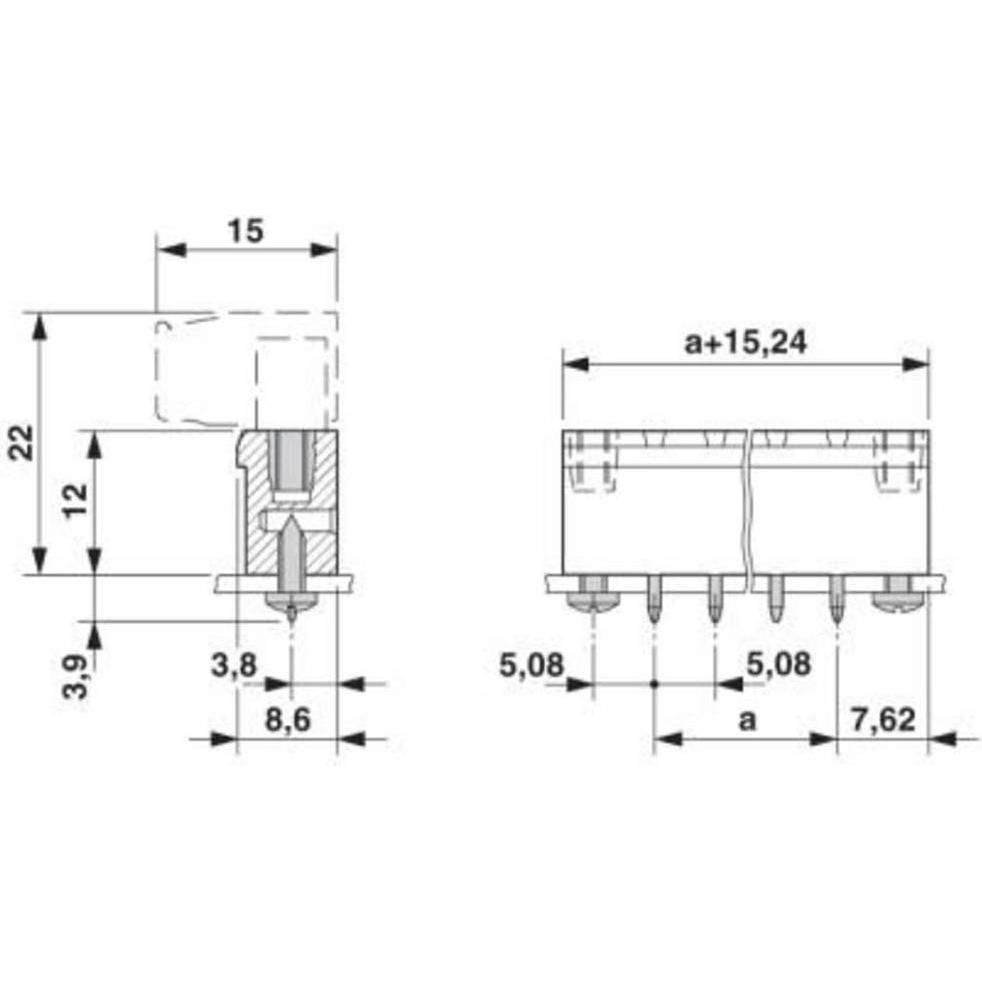 Thumbnail - Phoenix Contact Leiterplattensteckverbinder, Elektronikkabel + Stecker, Grün