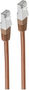 Actual product image Shiverpeaks ®-BASIC-S--Patch cable cat. 5e SF/UTP brown 15m (S/UTP, CAT5e, 15 m)