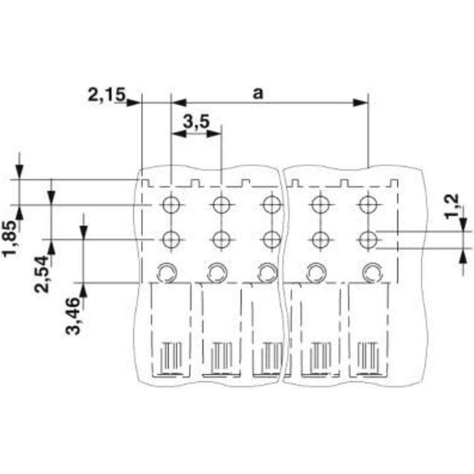 Thumbnail - Phoenix Contact Leiterplattengrundleiste, Elektronikkabel + Stecker, Schwarz