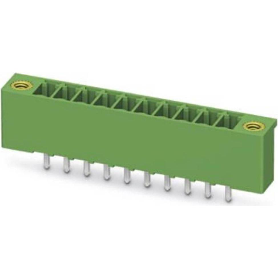Phoenix Contact Leiterplattengrundleiste, Elektronikkabel + Stecker, Grün