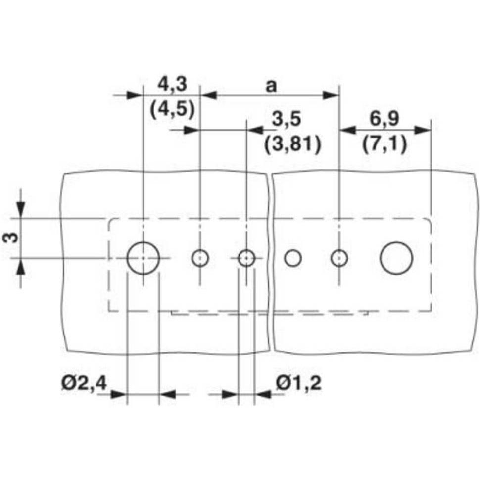 Thumbnail - Phoenix Contact Leiterplattengrundleiste, Elektronikkabel + Stecker, Grün