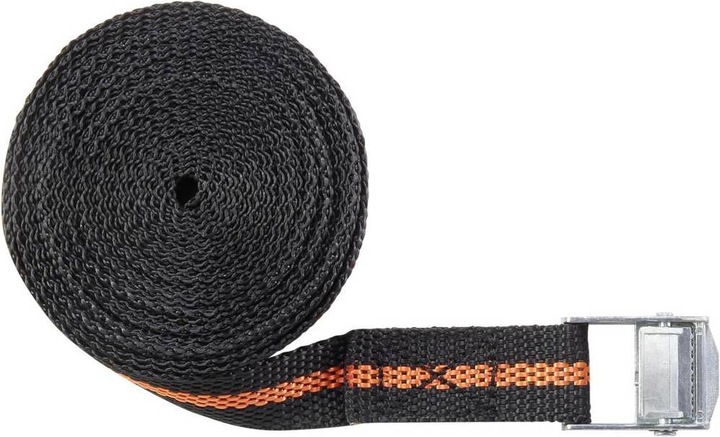 Actual product image Toolcraft Tensioning strap with clamp fastener 5 m x 25 mm, 125 kg