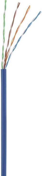 Actual product image Renkforce RF-5044020 RJ45 network cable, patch cable CAT 5e U/UTP 3.00 m Blue 1 (U/UTP, CAT5e, 3 m)