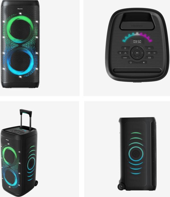Actual product image Hisense Party Thunder Party Speaker (18 h)
