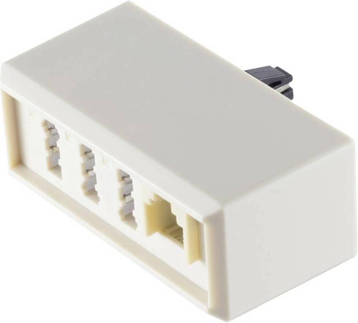 Shiverpeaks Adaptateur téléphonique BASIC-S, connecteur TAE-F (RJ-11, RJ11 (1x))